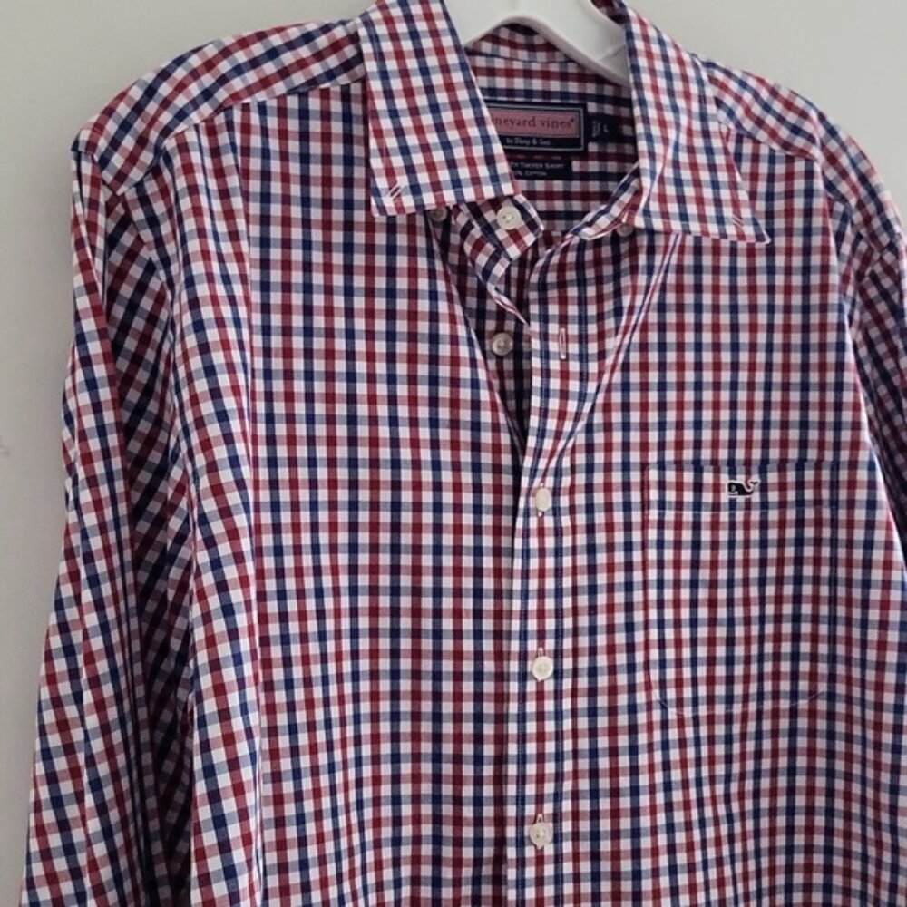 Vineyards vines Slim Fit Tucker Shirt L - Picture 2 of 5